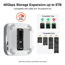 Cargue la imagen en el visor de la galería,Mac mini M4 Stand & Hub with SSD Enclosure