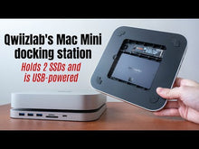 Cargue y reproduzca video en el visor de galería,Mac mini M1/M2 Hub with Dual SSD Enclosure, HDMI & DP