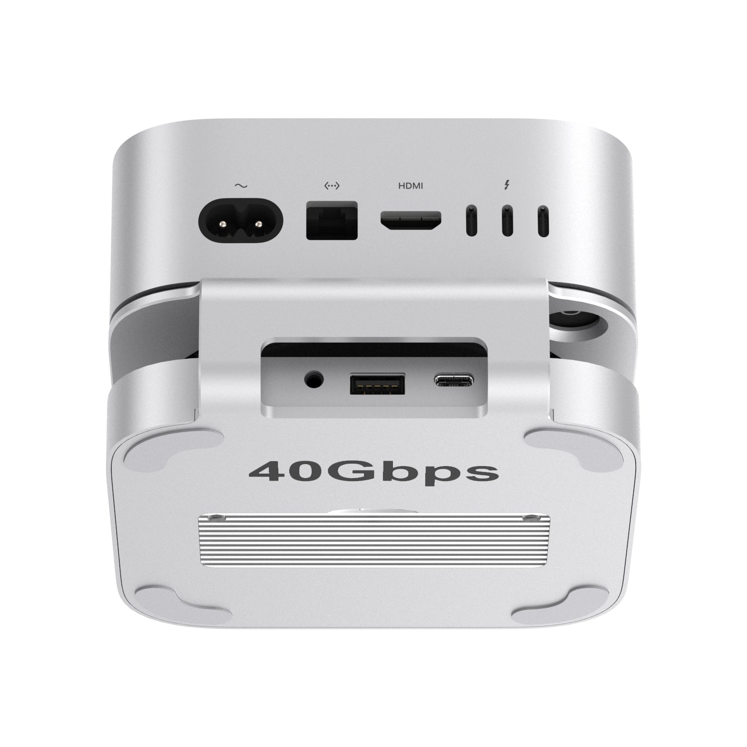 Mac mini M6 Stand & Hub with SSD Enclosure – Qwiizlab