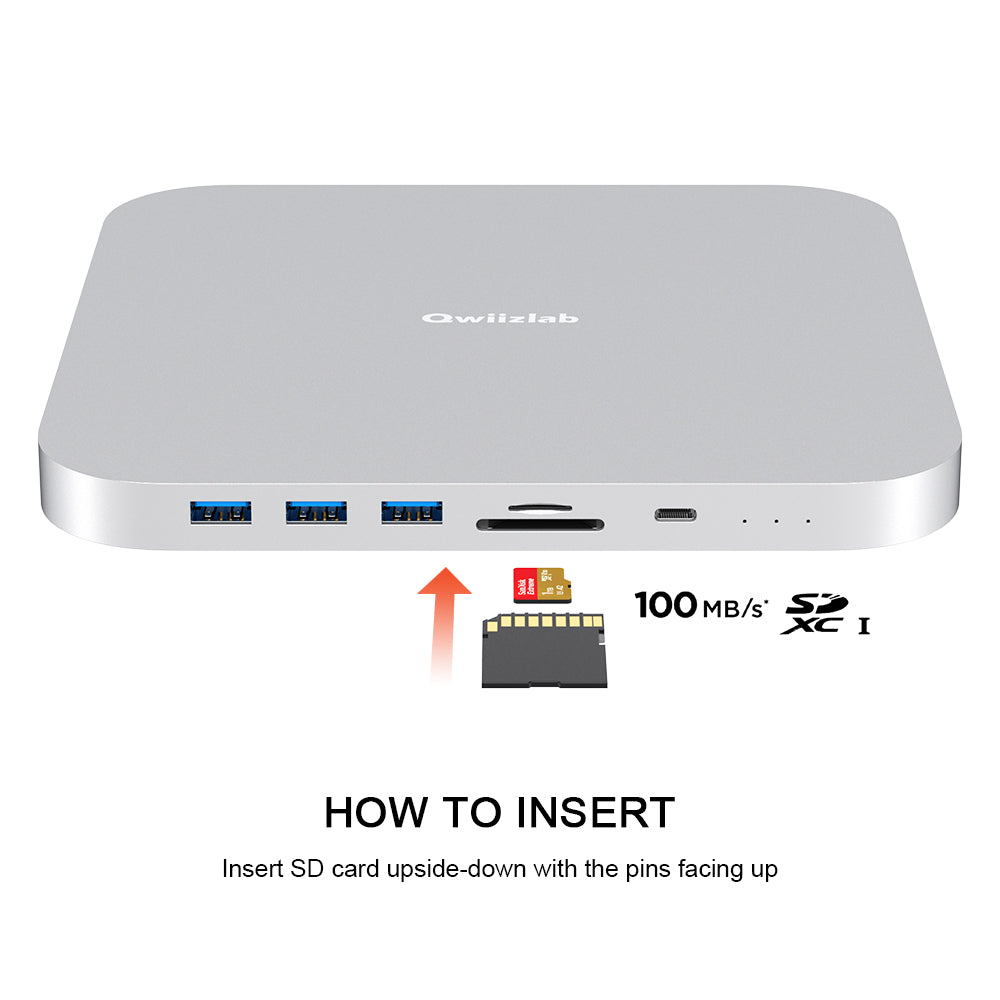 8 in 1 Mac Mini Dock for M1,Mac Mini Stand Docking Station with 2.5 inch SATA SSD HDD Slot,USB 3 8 in 1 Mac Mini Dock for M1,Mac Mini Stand Docking Station with 2.5 inch SATA SSD HDD Slot,USB 3